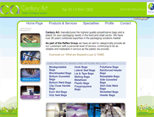 Tablet Screenshot of centuryart.co.uk